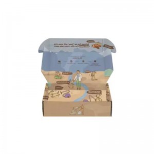 Пользовательские коробки для переноски упаковки доставки почтовой почтовой упаковки с логотипом для доставки бумажной коробки Custom Logo привлекательный